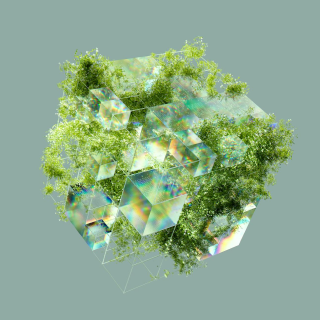 glass cube